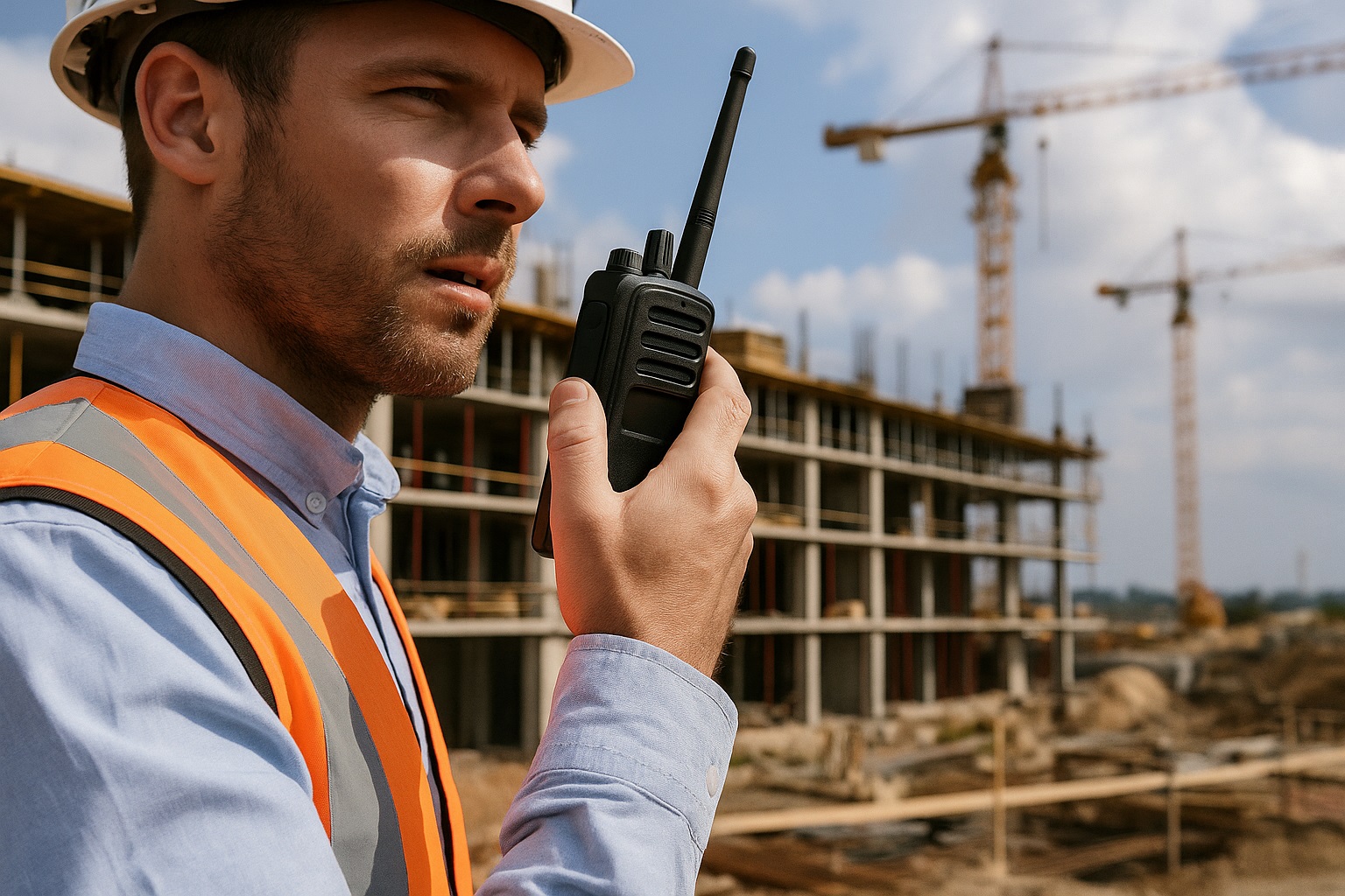 Radiocomunicadores em Canteiros de Obras: mais agilidade, segurança e produtividade